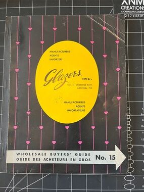 Vintage Glazers Inc. Wholesale Buyers' Guide No. 15